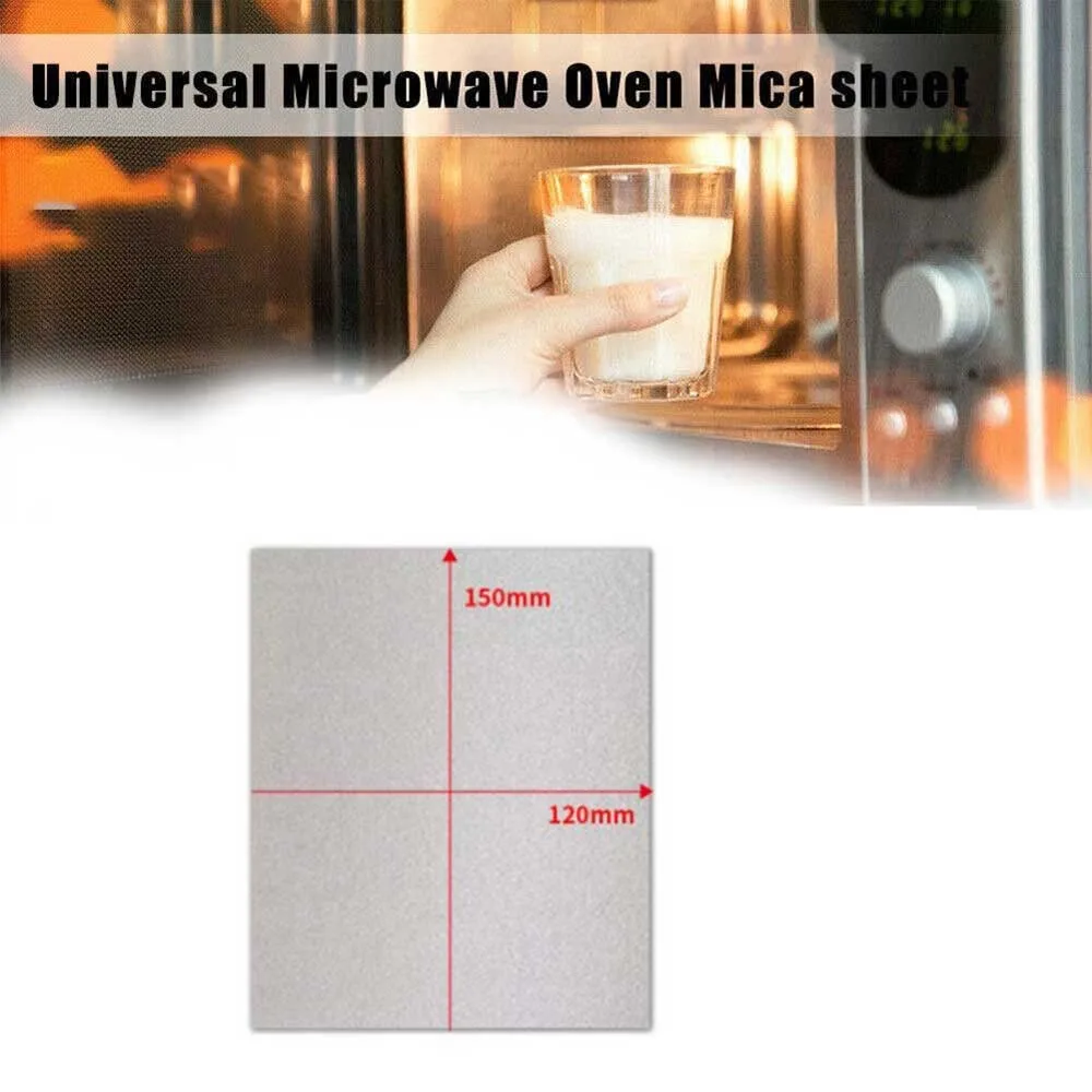 

1pcs 12 X 15cm Mica Plate Microwave Oven Temperature Resistance Universal Mica Wave Guide Replacement Cover Sheet Cut Size