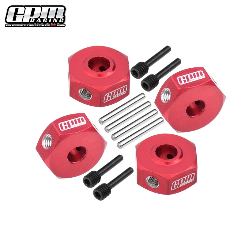 GPM Алюминиевые шестигранные переходники 12 мм для Megalodon 1/18 LOSI