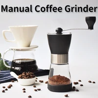 manual coffee grinder home portable bean grinder stainless steel abrader herbs spices nuts grains coffee grinding kitchen items