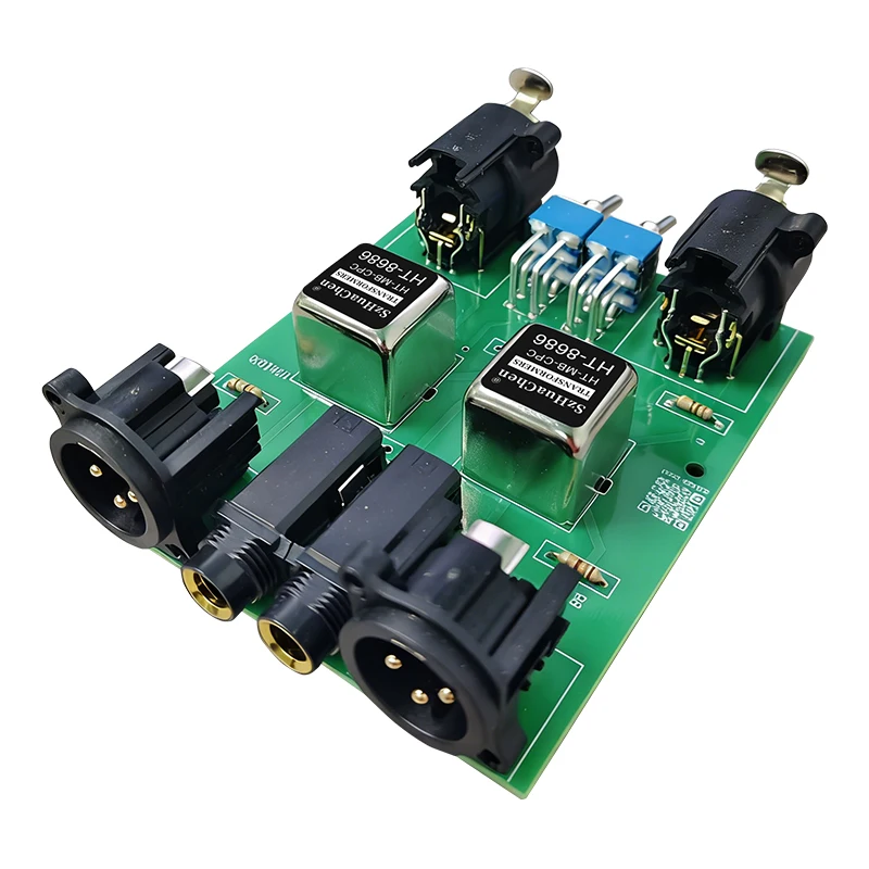 Фото Пассивный блок-гаситель помех XLR/TS/TRS на 2 канала для аудиооборудования RCA, изолятор земляных петель, фильтр шумов для различных аудиосистем №4