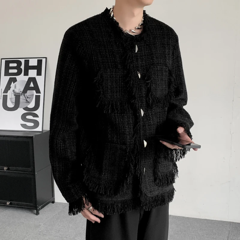 [OIMG] Осень 2024 маленькая подплечница Yamamoto с бахромой в ароматном стиле мужская