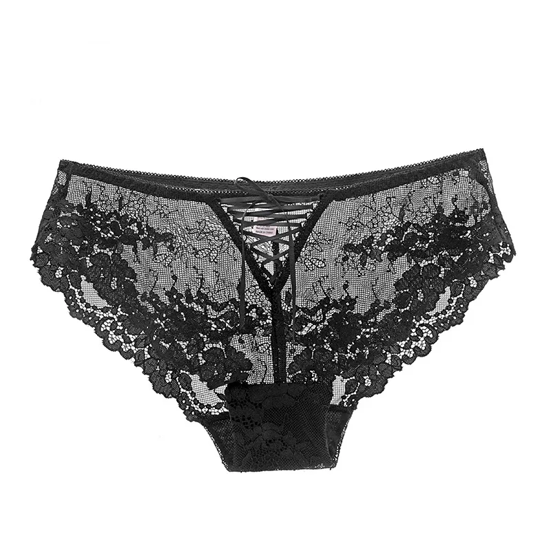 

Sexy Panties Lace Transparent Mesh Breathable Briefs Low Waist Bikini Sexy Low Waist Panties Women Sexy Panties