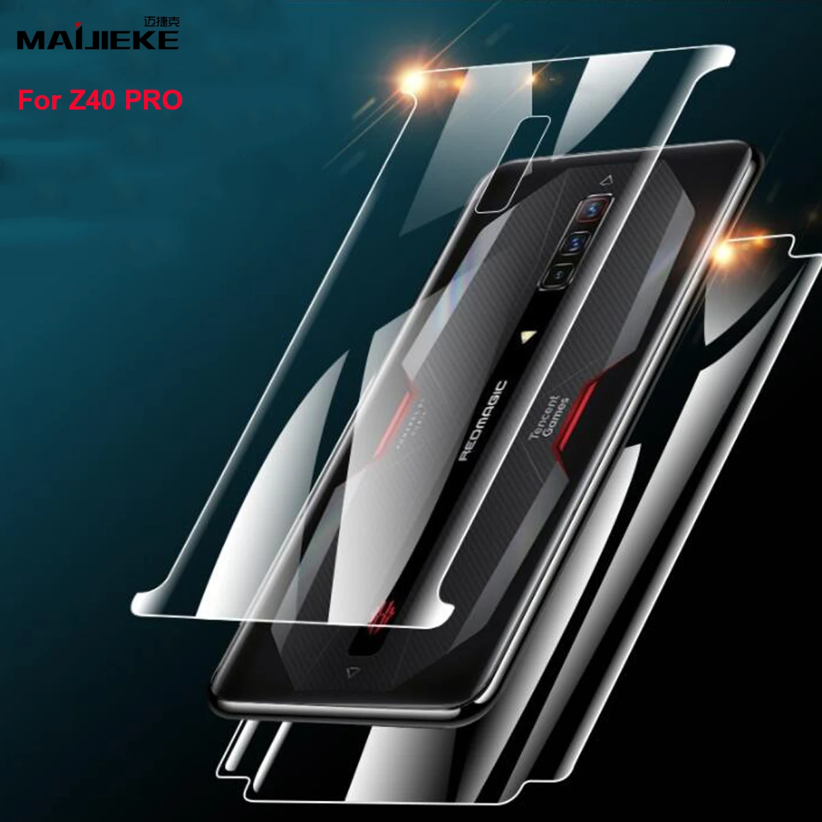 

Full Coverage Front Back Hydrogel FIlm For Nubia Z40 pro Z30 pro screen protector Protective Gel FIlm With Fix Tools Not Glass