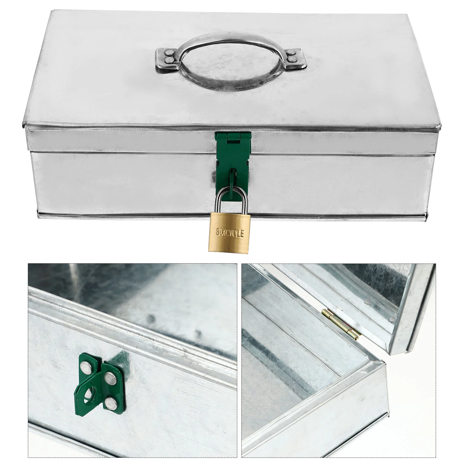 

Ящик для хранения, металлический инструмент, блокировка, железные Запираемые Стальные Шкафы, жесткие контейнеры для ключей, жесткие контей...