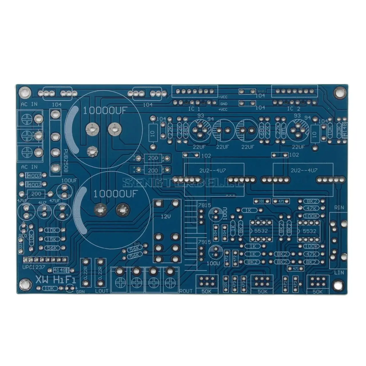 TDA7293/TDA7294 + NE5532 2,0 канальная Плата усилителя звука PCB с защитой динамика