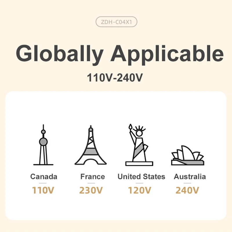 Электрический чайник Bear 300 мл 110 В-240 В для деловых поездок водонагреватель из