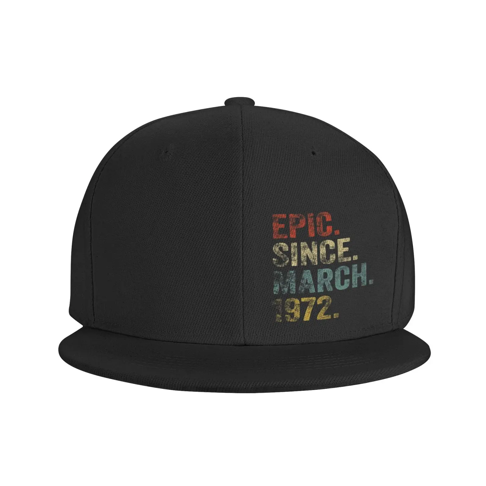 

Epic Since March 1972 Birthday 49 Cap Hats Men's Cap Men's Cap Bonnets For Women Men's Panama Hat Caps Balaclava Cap For Women