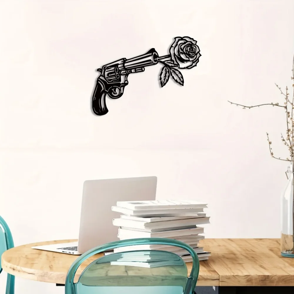 Очаровательный настенный декор в виде розы