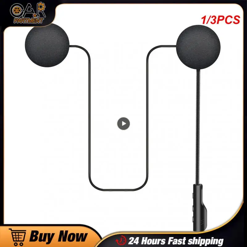 

1/3PCS Fodsports HM-1 Motorcycle helmet headset wireless bluetooth headphone BT 5.0 with FM headset stereo music A2DP speaker