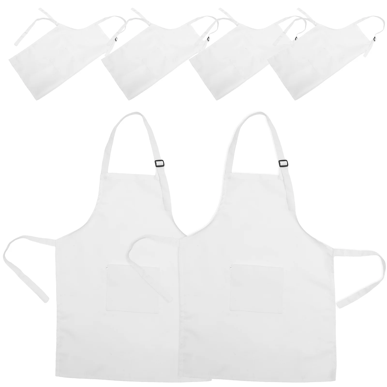 

6 Pcs Aprons Portable Kids Multipurpose Multi-function Toddler Polyester Painting Lovely Child Multi-use
