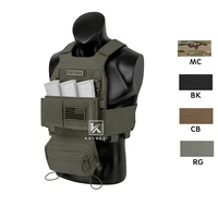 low vis slick plate carrier fma tactical vest w elastic cummerbund micro fight mk3 panel chassis drop sack pouch plates