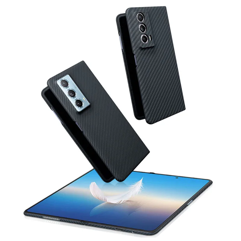 Чехол для Huawei Honor Magic VS2 настоящее углеродное арамидное волокно противовзрывное