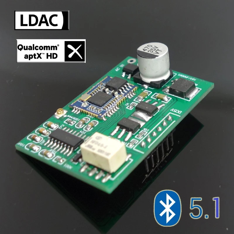 

Модуль декодирования Bluetooth 5,1 QCC5125, аналоговый вход, жесткий декодирование APTX HD LDAC