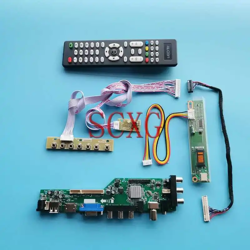 

For TX39D30VC1GAA LTD154EX0V DVB Digital LCD Controller Board 1280*800 Kit USB HDMI-Compatible VGA AV 15.4" 1-CCFL LVDS 30 Pin