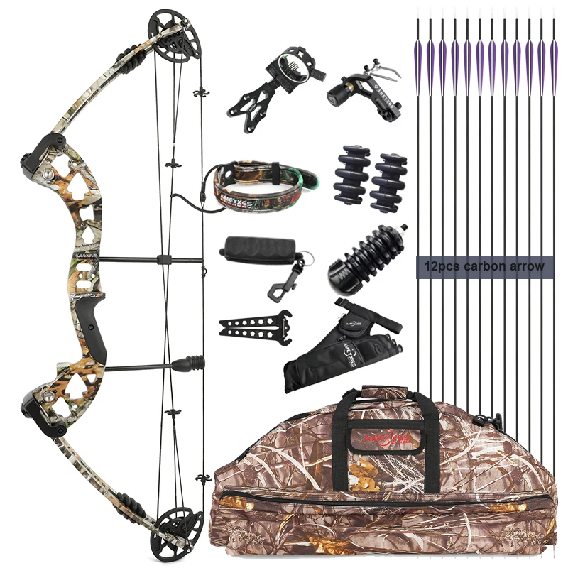 Набор блочных луков для соревнований по охоту рыбалки стрельбы из лука 30-55 фунтов