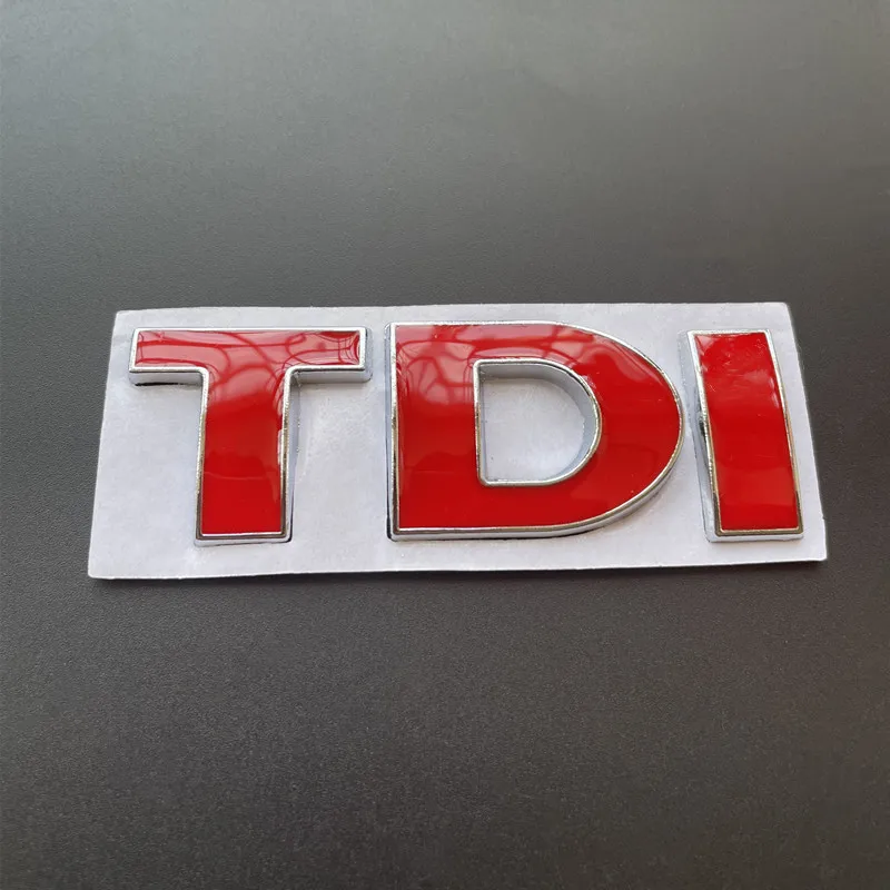 Металлические 3D буквы для автомобиля наклейки TDI VW Golf 4 5 6 7 JETTA PASSAT MK2 MK4 MK5 MK6 MK7