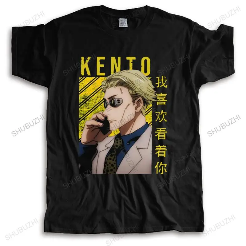 

Крутая Мужская футболка с коротким рукавом из хлопка, Повседневная футболка с Аниме Манга, модная футболка в стиле Харадзюку, Прямая поставка