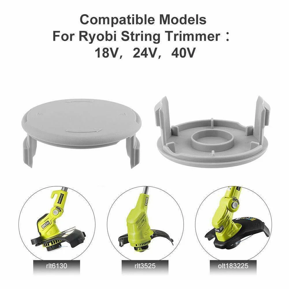 

2 шт., пластиковые бобины для садовых аксессуаров Ryobi One + 18 В, 24 В, 40 в