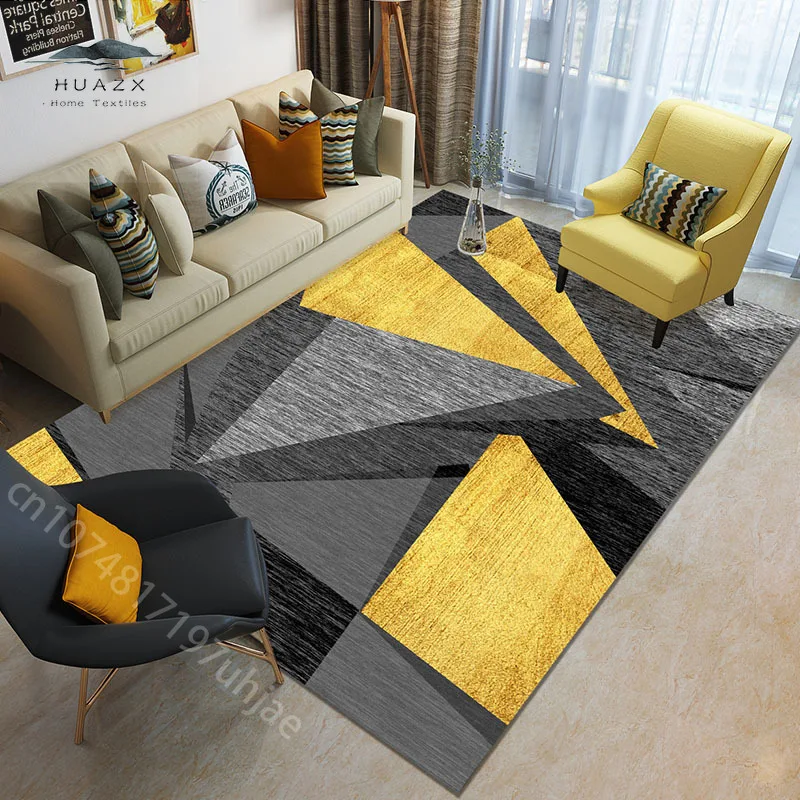 

Nordic Geometry Carpet for Washable Floor Lounge Rug Large Area Carpets Living Room Decoration Rugs Bedroom Modern Home Decor