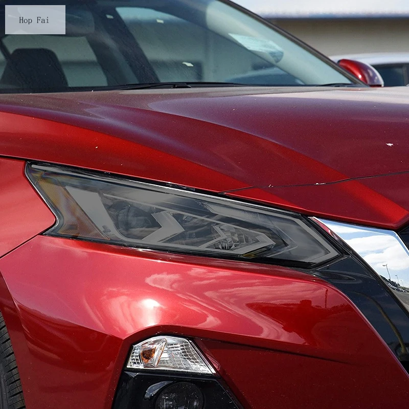 

2 шт., Прозрачная Черная защитная пленка для автомобильных фар Nissan Altima 2019 2020