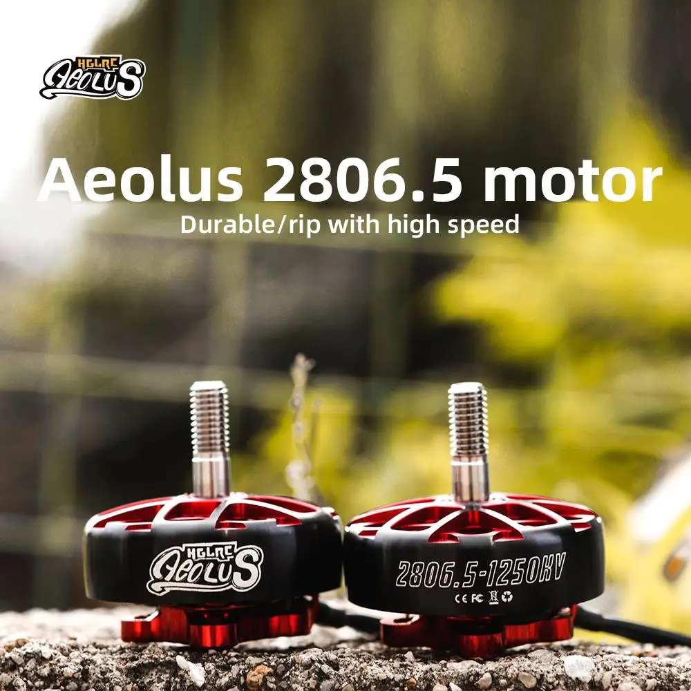 

4PCS HGLRC Aeolus 2806.5 1250KV 4-6S Brushless Motor Replacement for Rekon7 Pro FPV 7inch Long Range Drones DIY Parts