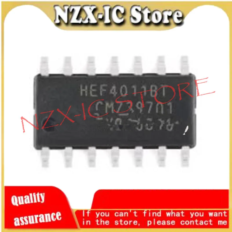 

5PCS/LOT Original authentic HEF4011BT,653 SOIC-14 four-way 2-input with non-gate chip logic chip