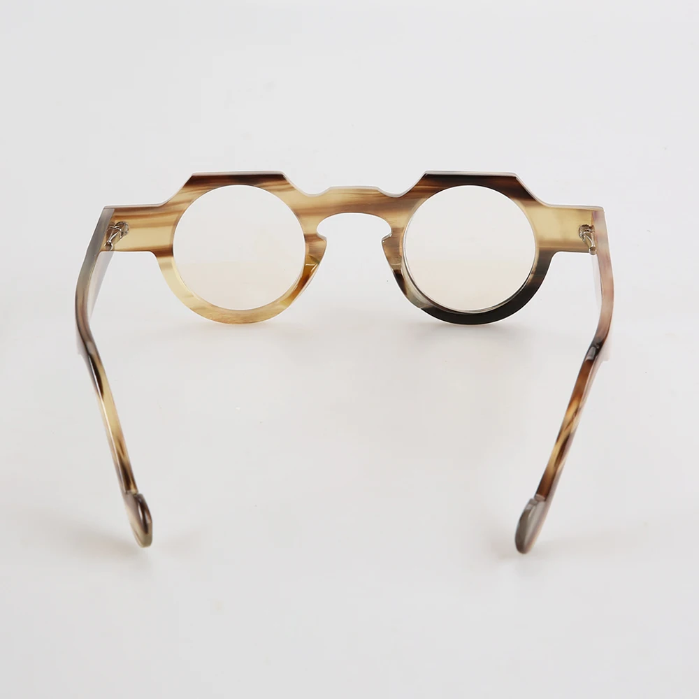 Очки для чтения в японском стиле полигональные круглые очки ручной работы форме