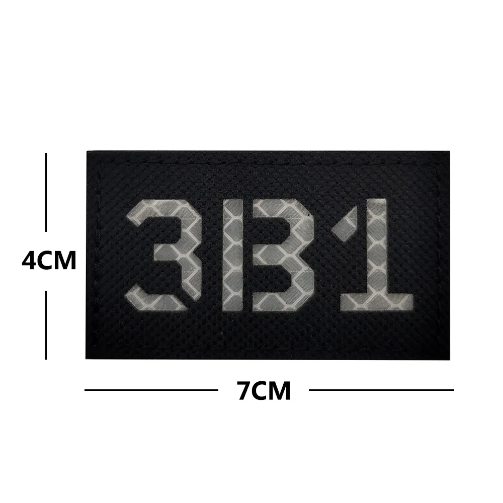 Тактический номер страницы 3A 3B 3K последовательный ИК-светильник военный веер