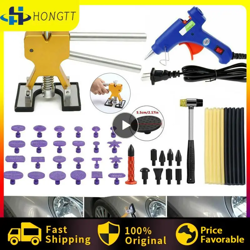 

Car Paintless Dent Repair Tools Dent Repair Kit Car Dent Puller With Glue Puller Tabs Removal Kits For Vehicle Car Auto