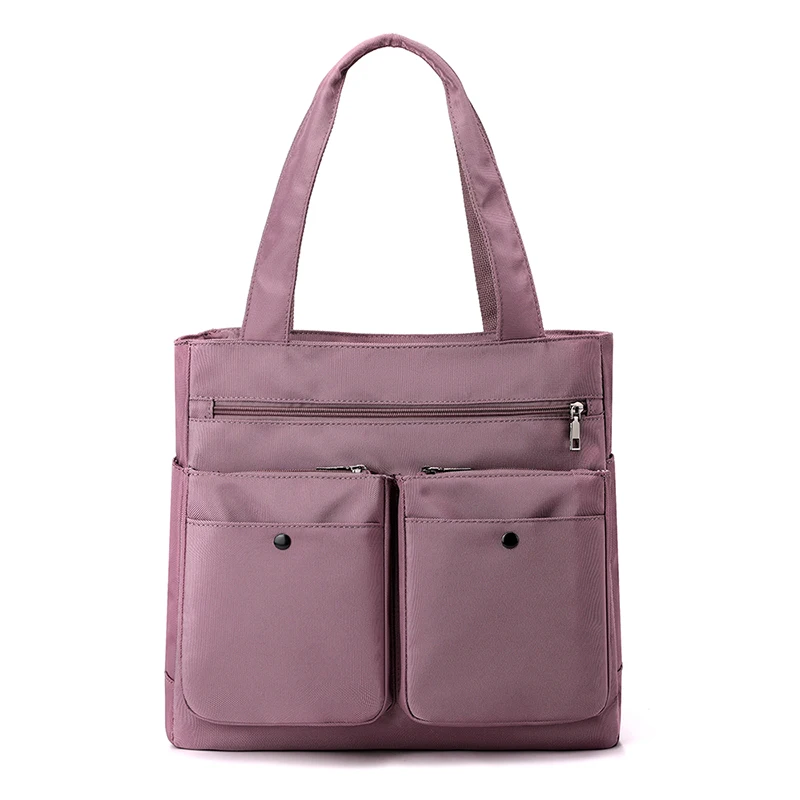 

2023 Women's Tote Bag Women Shoulder Bag Messenger Bag Nylon Handbag Large Capacity Tote Shopping Bag Middle-aged Mommy Bag