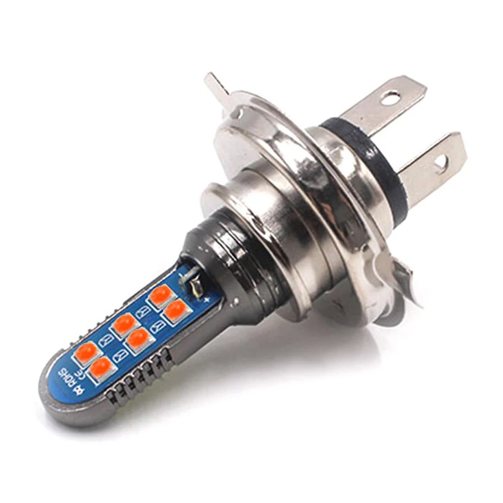 

12 LED H4 H6 BA20D LED Motorcycle Headlight Blub Motorcycle Light Applicable To All Models