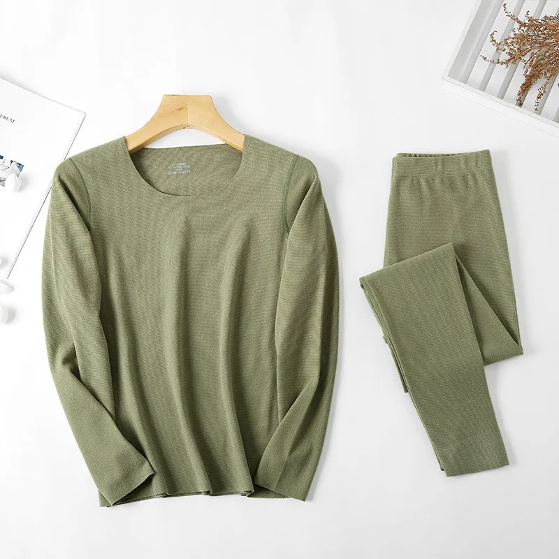 Термобелье золотого флиса для мужчин и женщин с двухслойным комплектом из