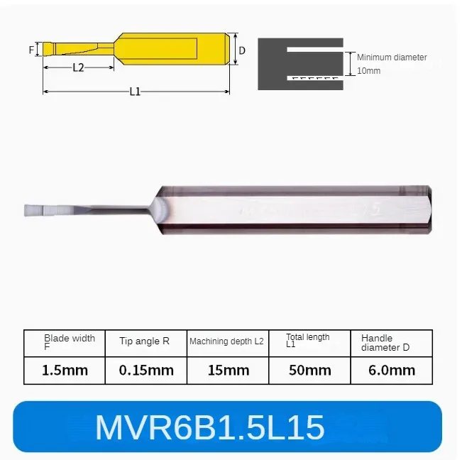 

Вольфрамовое стальное покрытие MVR для токарных инструментов