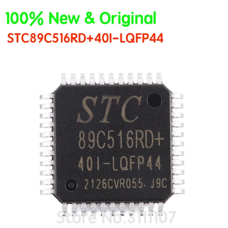

STC89C516RD STC89C516RD+40I-LQFP44 STC 12T/6T 8051 Microprocessor Microcontroller MCU IC 100% New & Original