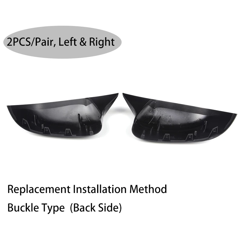 ABS Piano Black Door Side Mirror Caps Covers Replacement for BMW X7 (G07) &amp 2019+ New X3 X4 X5 X6 (G01 G02 G05 G06) | Автомобили и