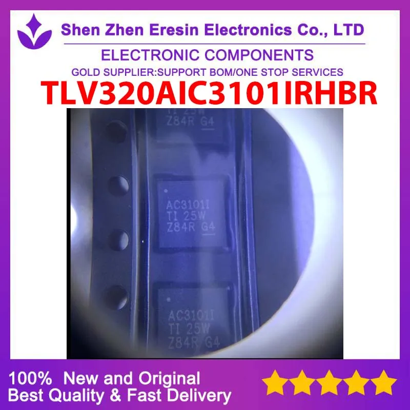 

Бесплатная доставка, 5 шт./лот TLV320AIC3101IRHBR QFN32, новый и оригинальный