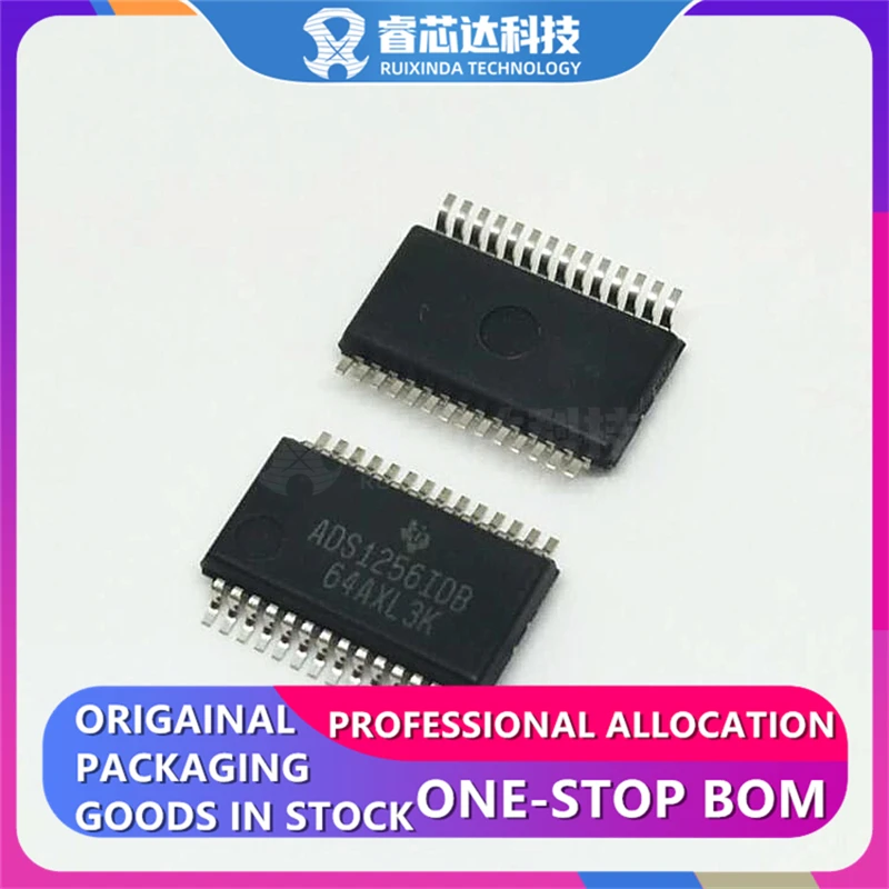 

ADS1256IDBR SSOP28 24-битный аналогово-цифровой конвертер 4, 8 входов 1 Sigma-Delta ADS1256IDBT 28-SSOP RXDNA IC новый