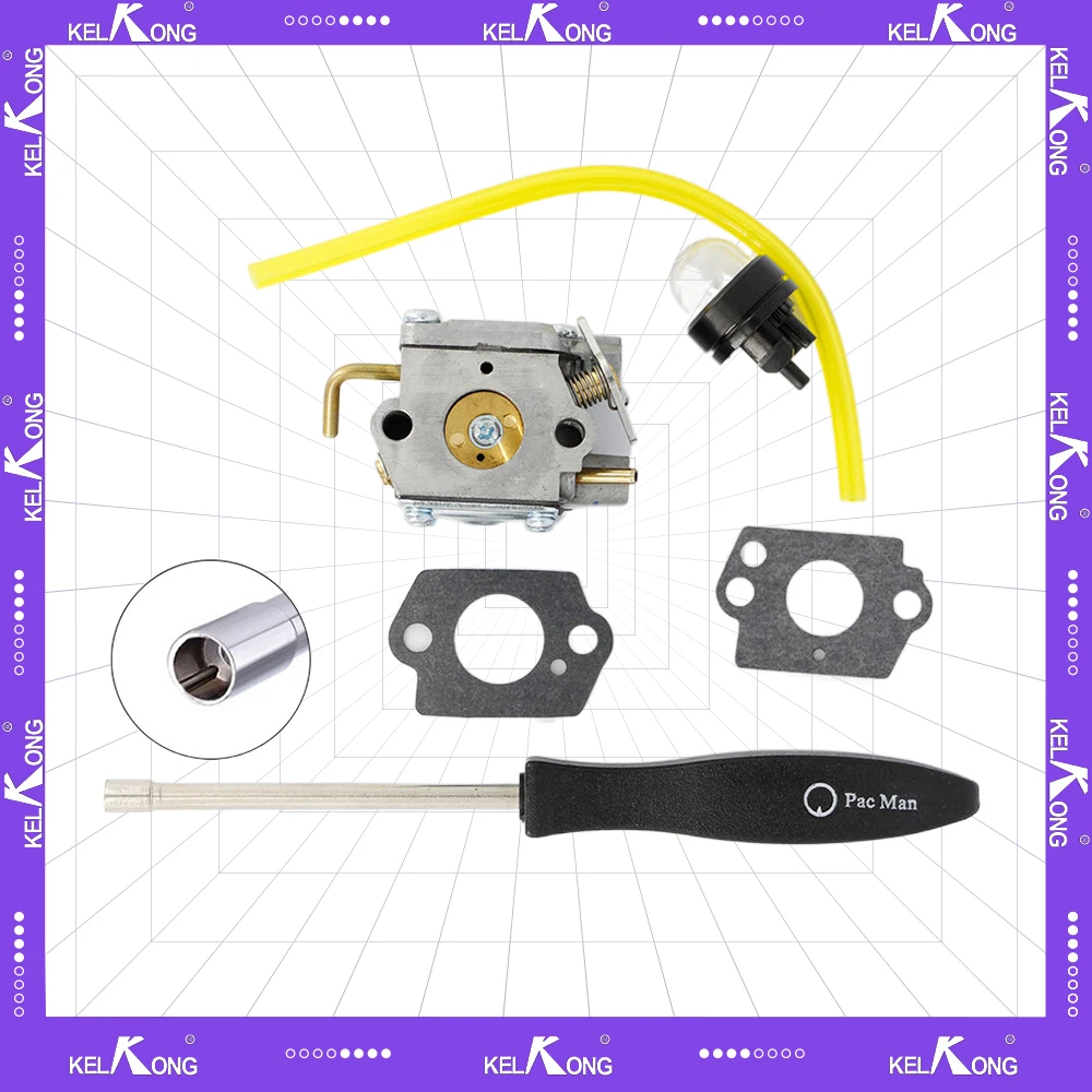 

Карбюратор KELKONG OEM для Walbro WT827, триммеры Ryobi и Райан, искусственная задняя часть с мужским винтовым инструментом