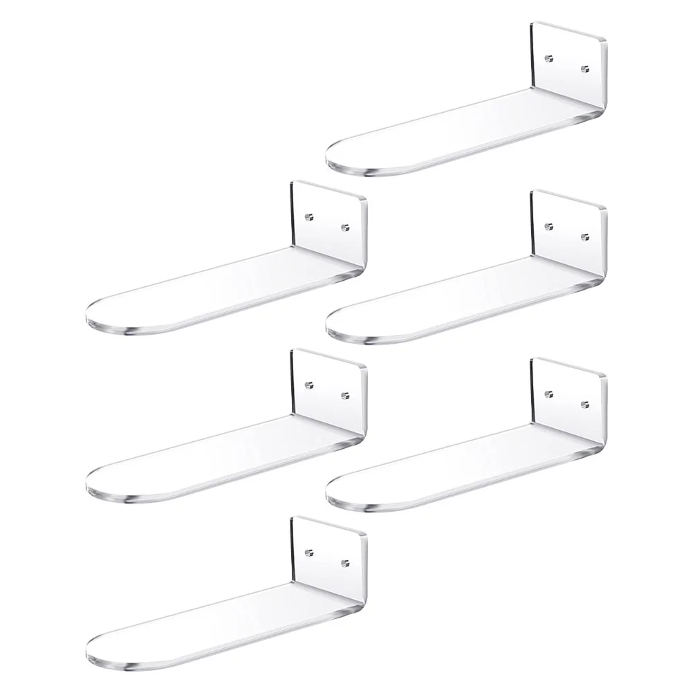 

Shoe Wall Shelves Display Shelf Acrylic Floating Stand Sneaker Mounted Rack Shoes Storage Clear Levitating Shelve Hanging Float