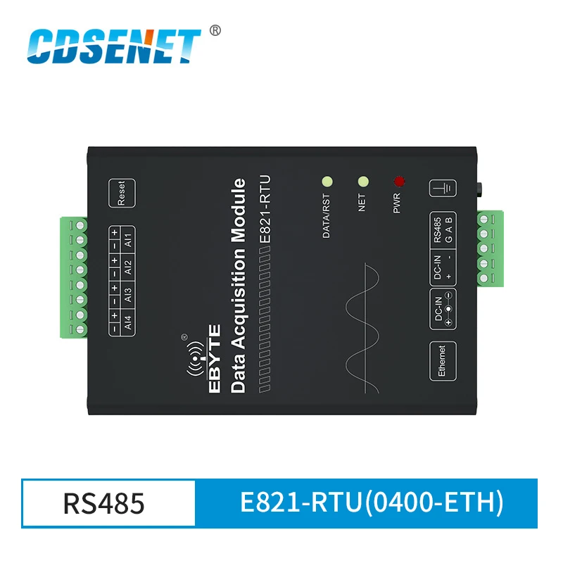Data Collector Digital Quantity CDSENET RS485 RJ45 4 Channel Input Modbus TCP RTU IO Wireless Transparent Transceiver Modem