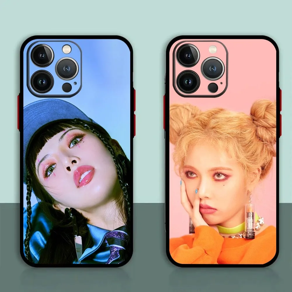 Чехол для телефона KPOP K-Kim HyunaA iPhone 11 12 13 14 15 XS XR X Mini Pro Max Plus