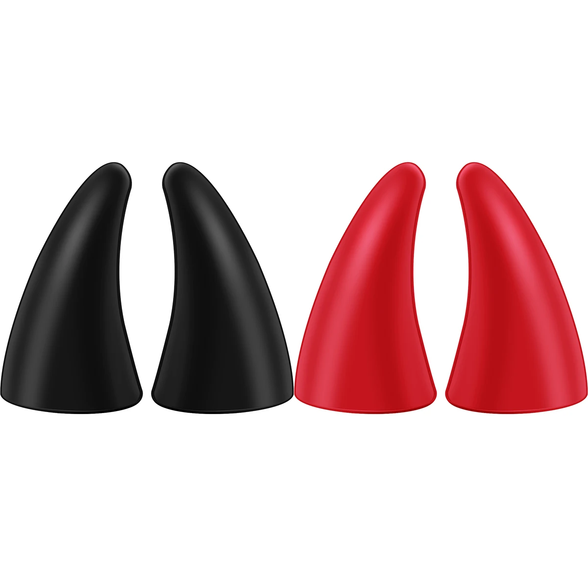 

Car Roof Sticker Refit Accessories 3D Devil Horn Car Helmet 1 Pair Stereo Bumper Hood Stickers Car Roof Decor Bull Horn Ornament