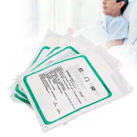 100pcs disposable colostomy bag skin friendly cleaning colostomy pouch bag economical one piece system portable stoma care bags