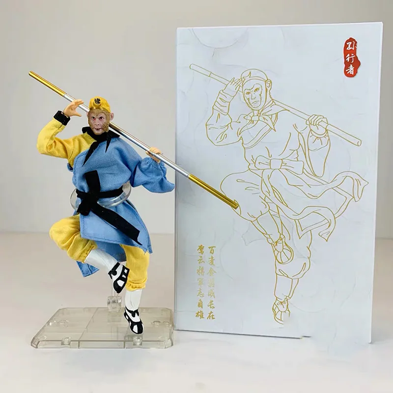 

Масштаб 1/12 Коллекционная экшн-фигурка The Journey to the West Monkey King 6 дюймов модель для поклонников коллекционные подарки