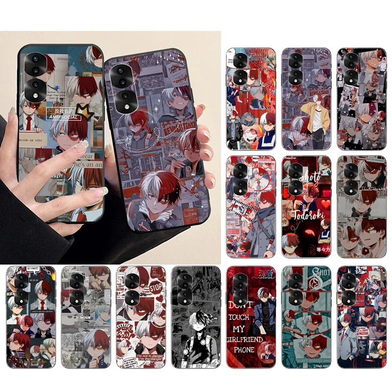 

Phone Case for Huawei Honor X9 X8 X7 X6 70 50 60 Pro 10X 20 Lite 8A 8S 8X 9X 9A 9S 10i Todoroki My Hero Academia Capa Funda