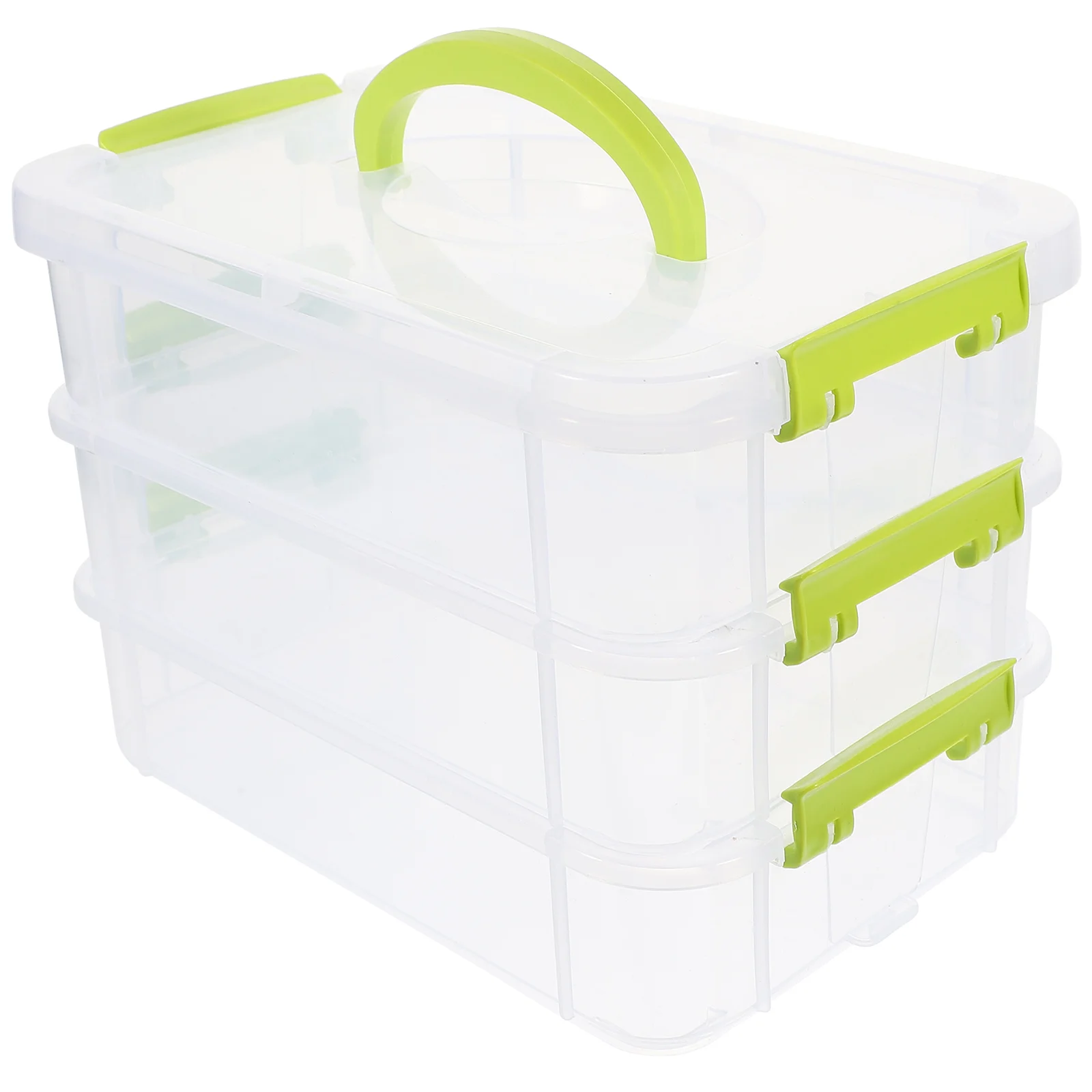 

Creative Office Transparent Household Practical Storage Case Creative Storage Bin for Office School Home