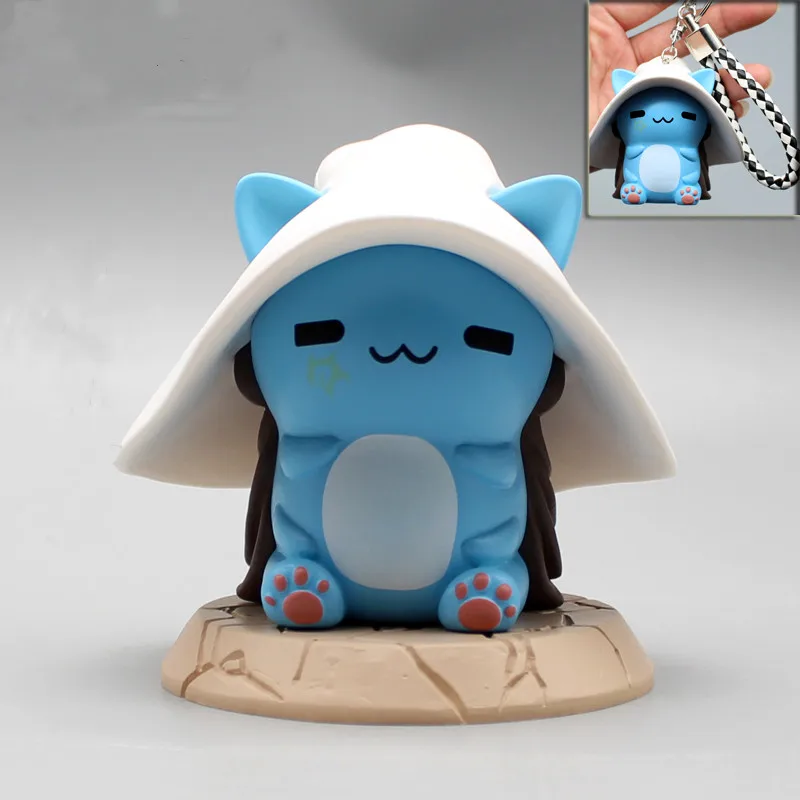 

Elden, кольцо, Ranni, фигурка кошки, Женская милая аниме статуя, Коллекционная модель темной души, украшение для автомобиля, фотоподарок