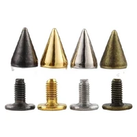 new 9 5mm punk rivets gothic garment decorative rivets cone spikes studs diy apparel sewing craft clothing shoes bag accessories