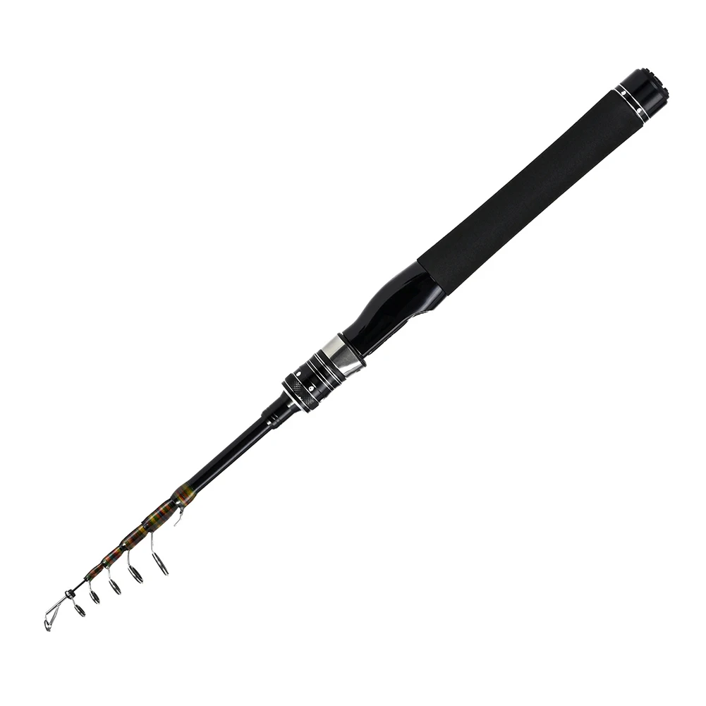 

LEO Carbon Fiber Telescopic Fishing Pol 180cm Length Straight Handle/Gun handle Style Portable and Easy to Store