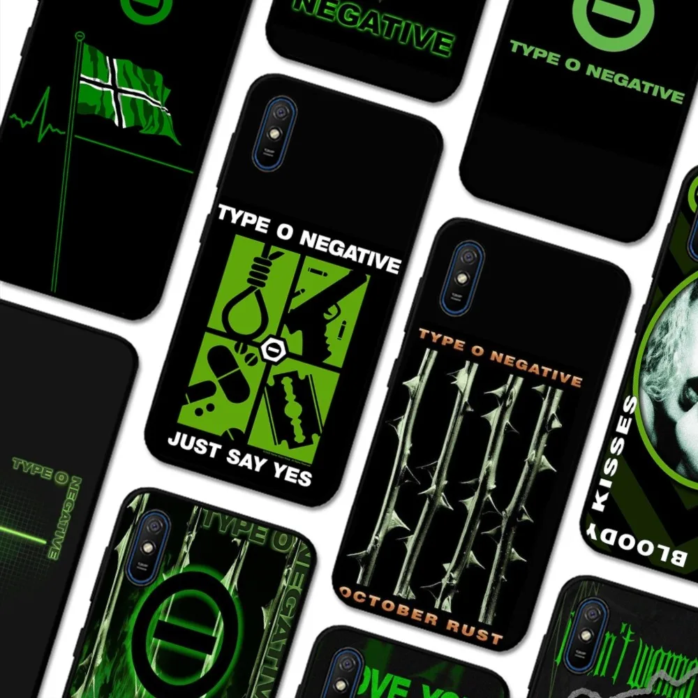 Rock Band T-T-Type O N-Negative Music Phone Case For Redmi 5 6 7 8 9 10 plus pro A GO K20 K30 K40 F3 Fundas